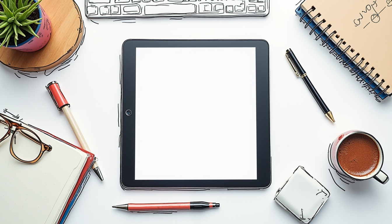 Un ecran de computer afișând un design web modern și logo-ul orașului București